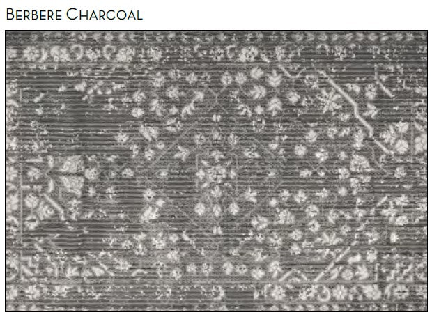 Tapis de Vinyle - Berbere Charcoal - Vinyl Carpet