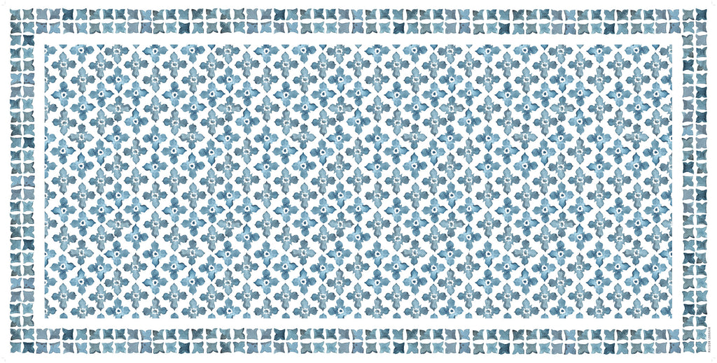 Tapis de Vinyle - Tulum Indigo - Vinyl Carpets