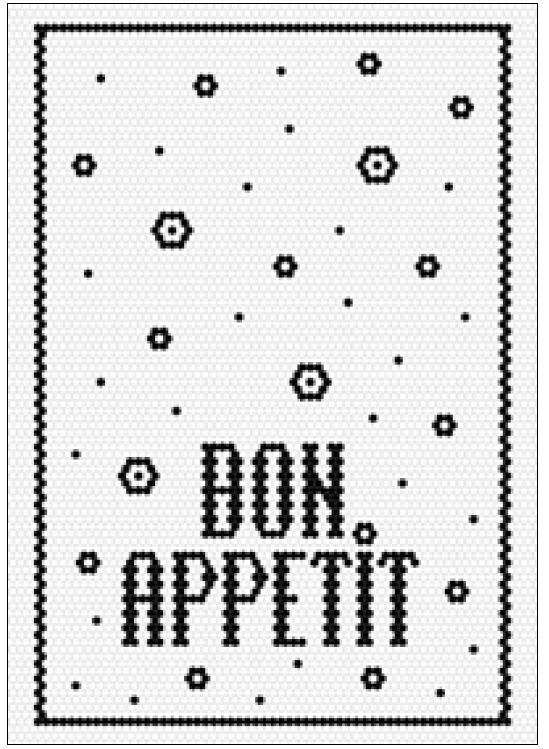 Bon Appétit Fleurs - Linge a vaisselle / Bon Appetit Flowers Tea Towel