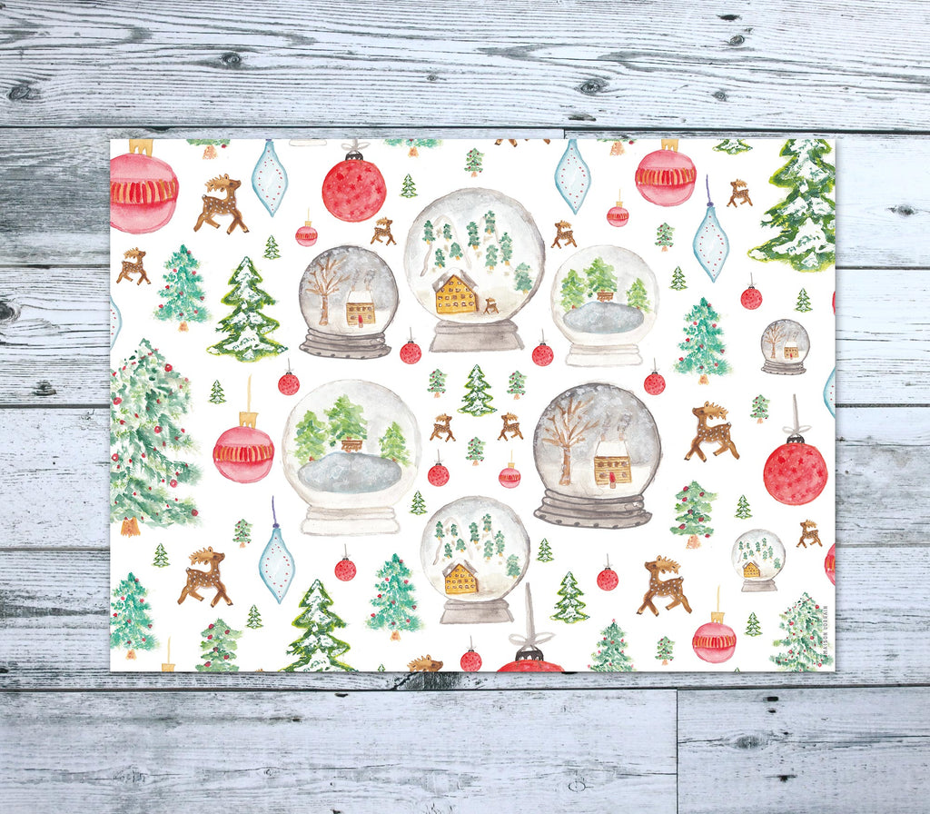 Napperon de Vinyle - Noël vintage / Vintage Christmas - Vinyl Placemats