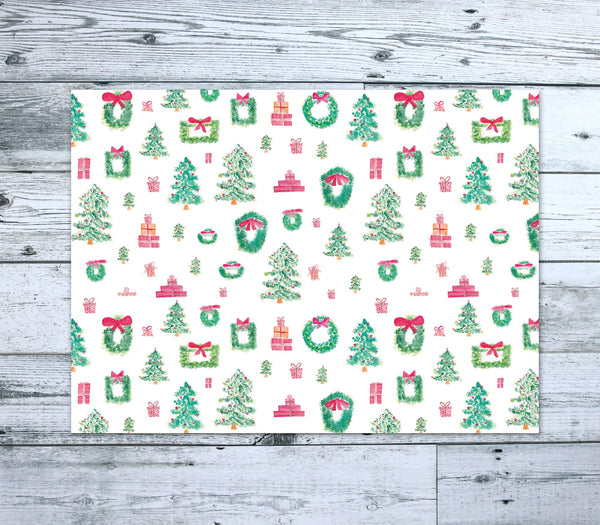 Napperon de Vinyle Christmas in the City Vinyl Placemats