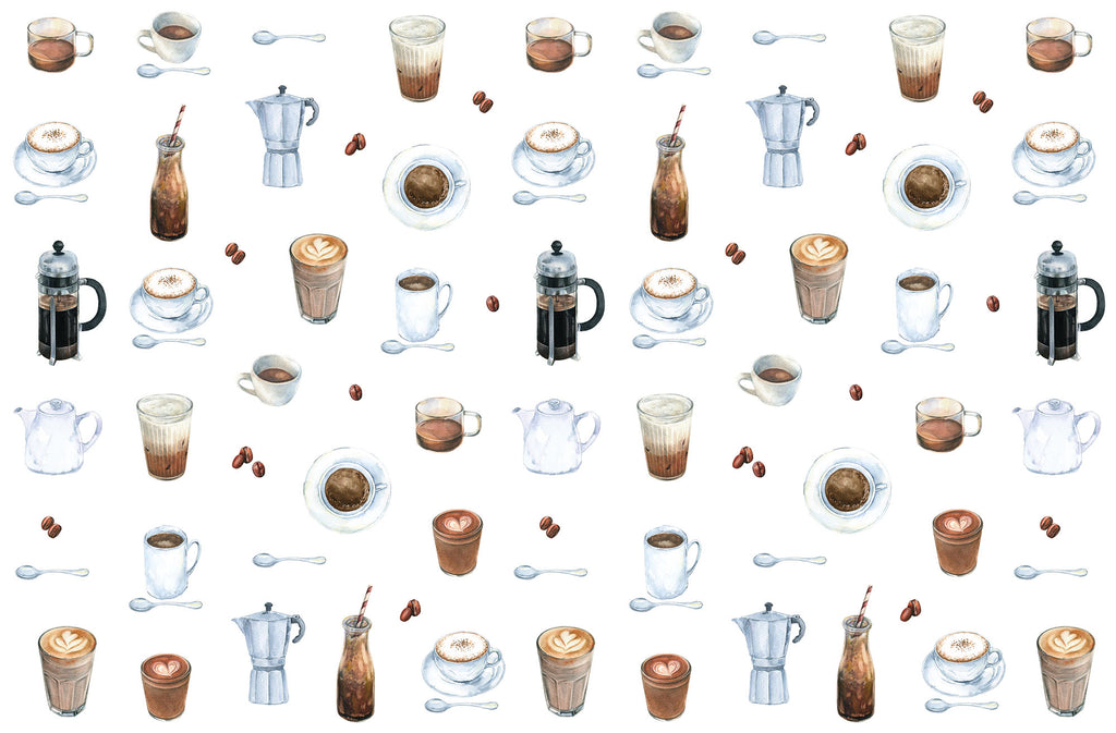 Café - Napperons de papier / Coffee Paper placemats