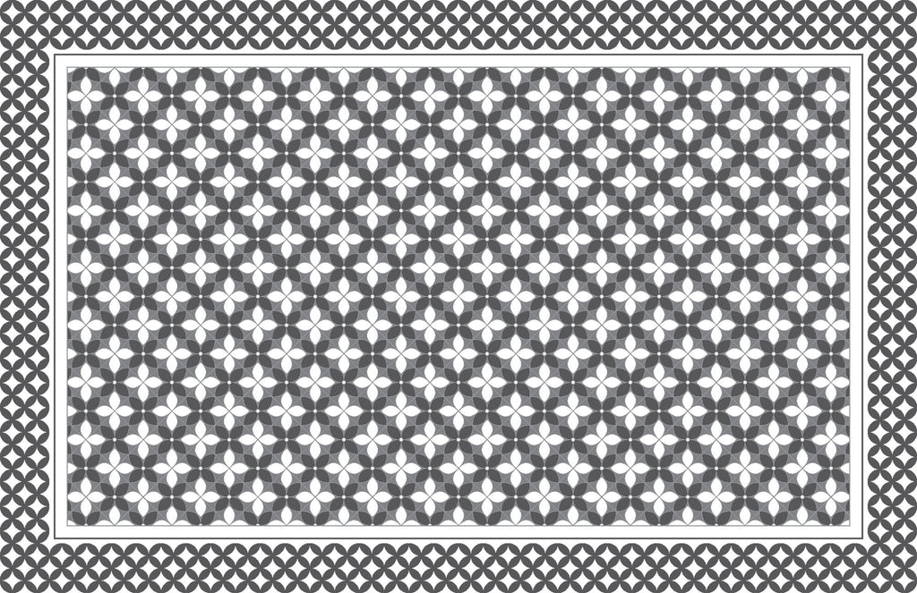 Petite Fleur Grey - Napperons de papier / Paper placemats