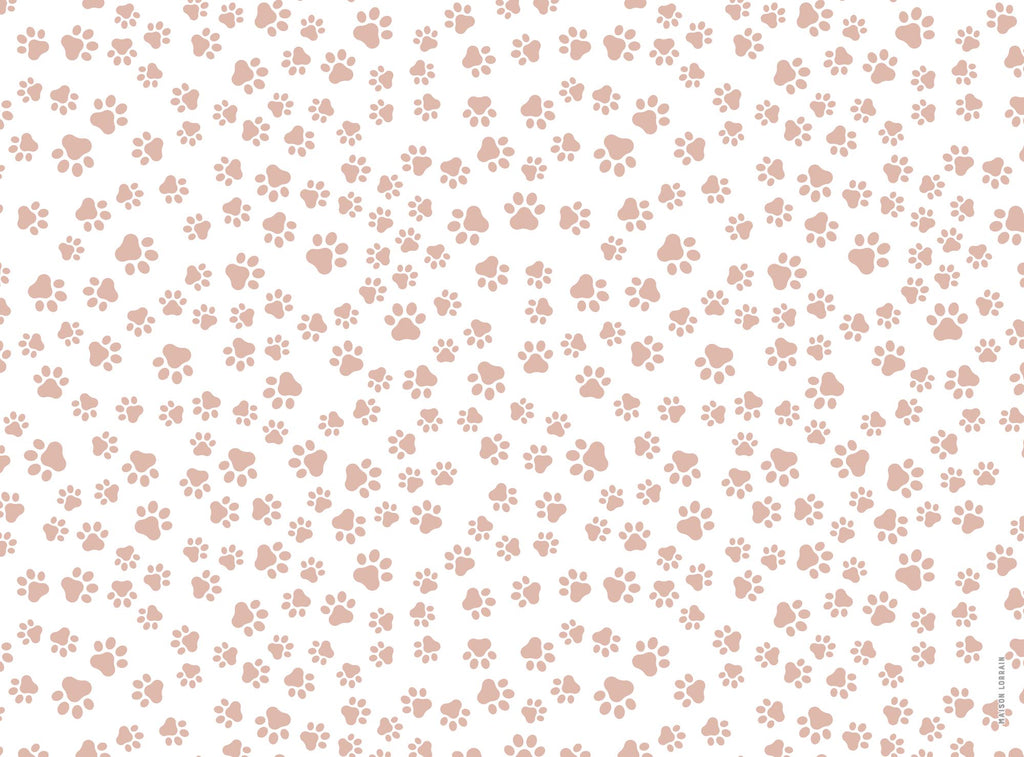 Napperon de Vinyle - Pattes 1 Blush
