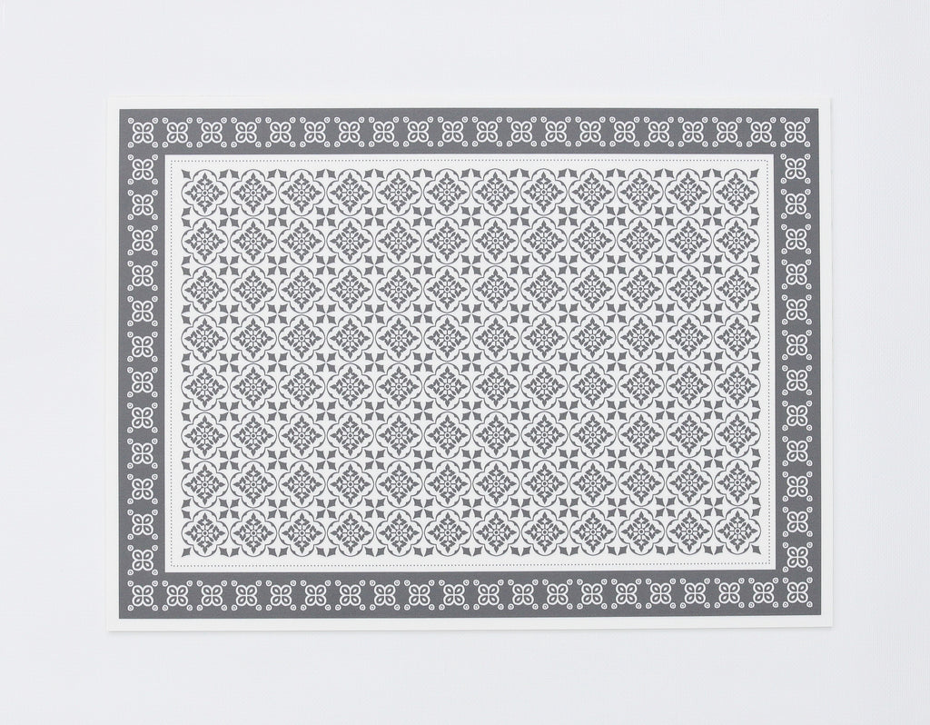 Napperon de Vinyle - Azulejos Gris / Azulejos Grey