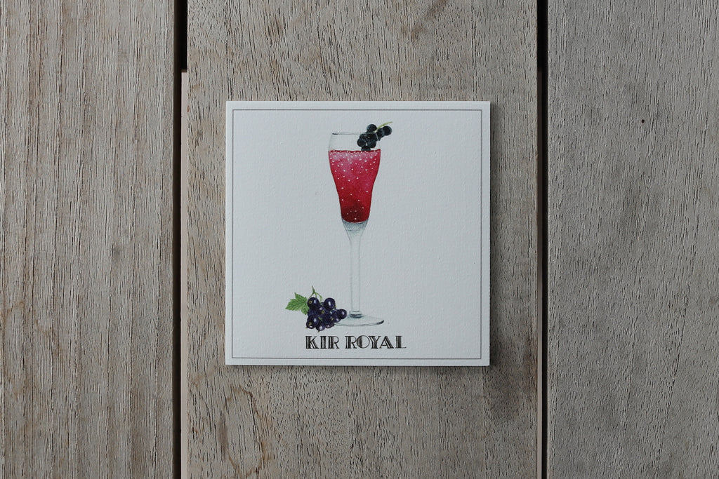 Collection Spritz - Sous-verres de Vinyle (4) / Vinyl Coasters (4) - Spritz Kir Royal