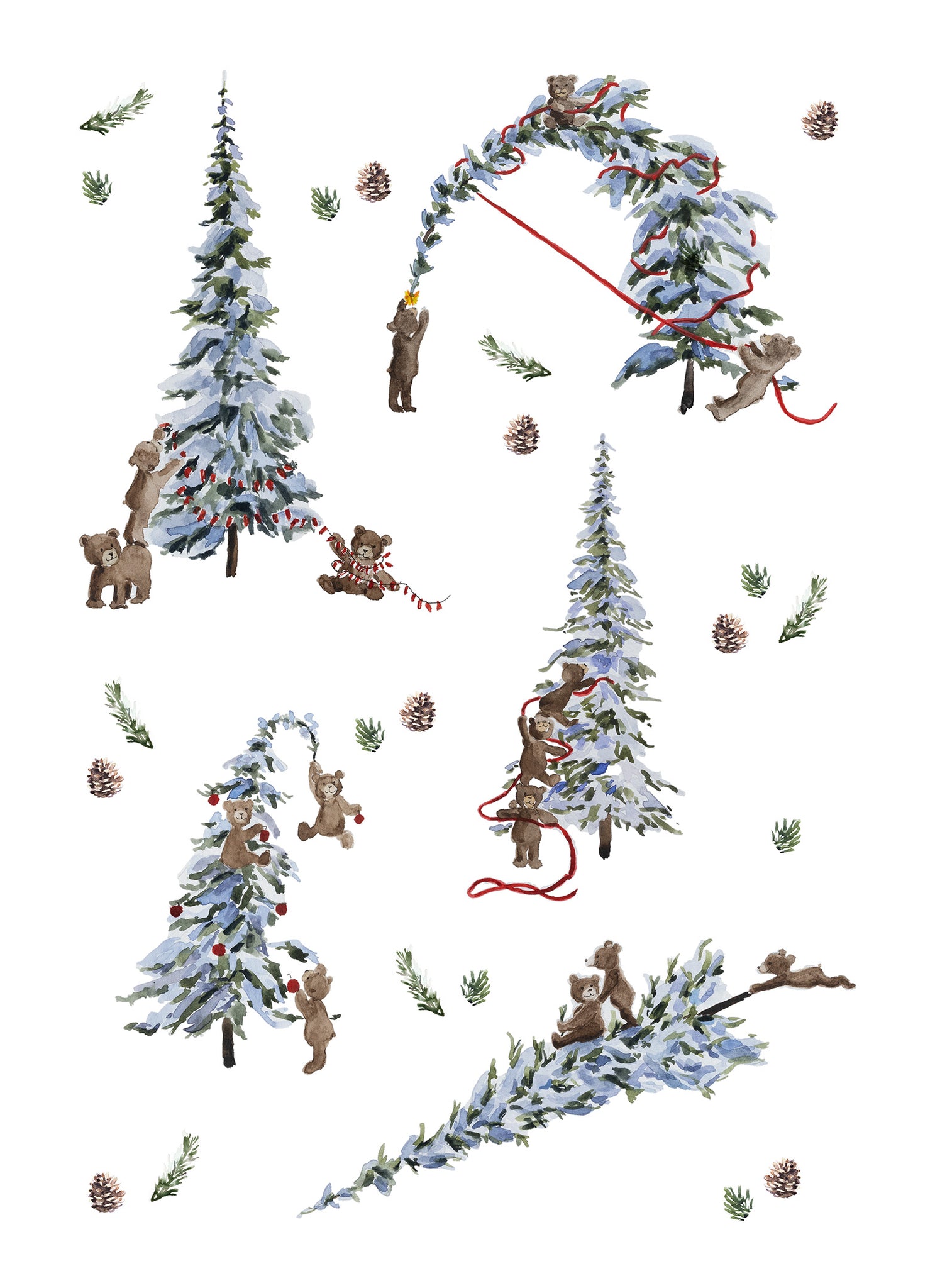 NEW Carte de souhaits - Les Oursons / Greeting Card