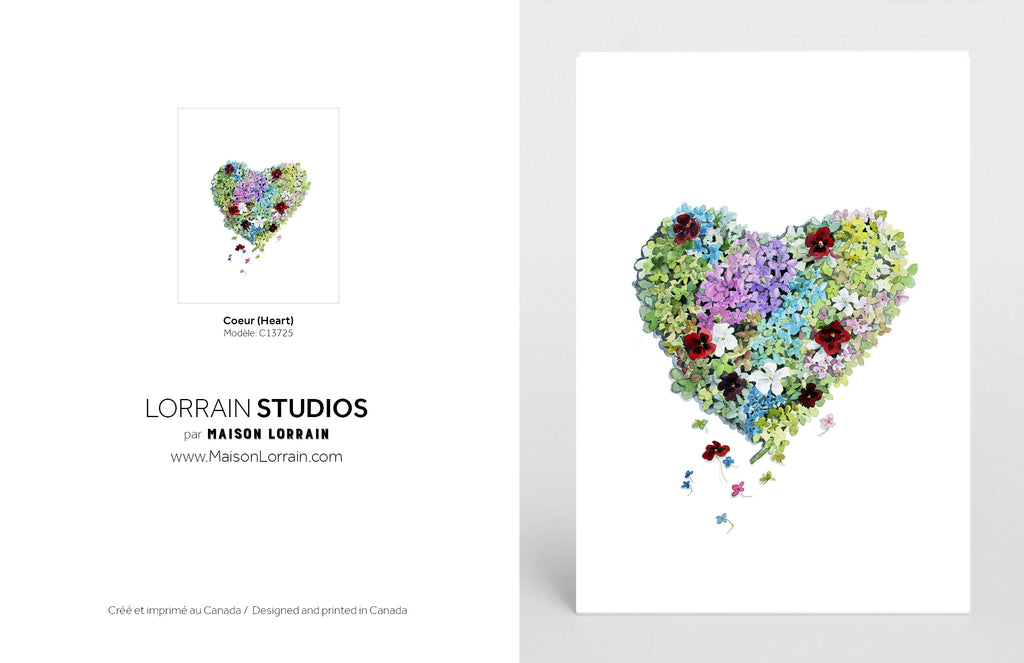 NEW Carte de souhaits - Coeur / Greeting Card