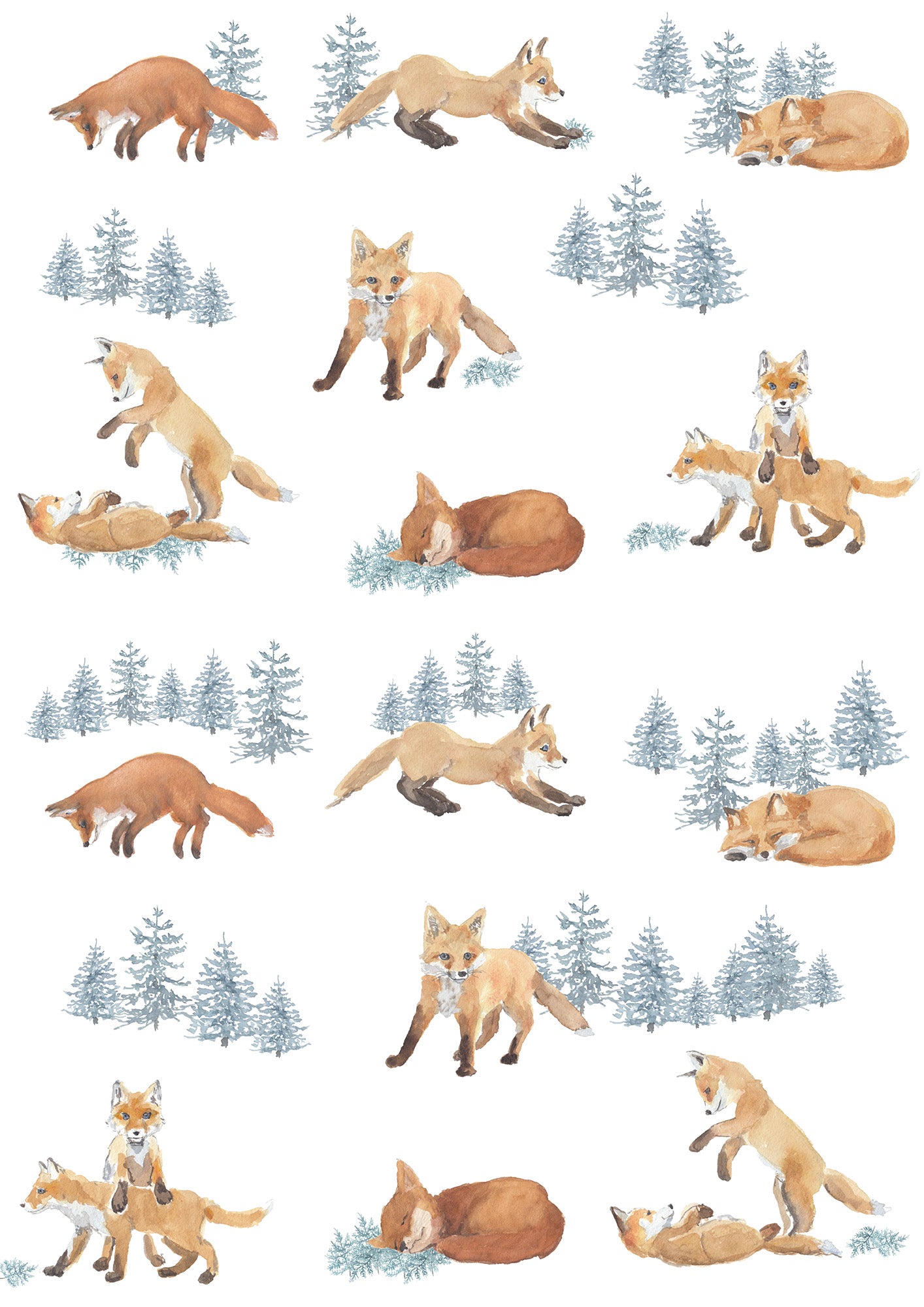 NEW Carte de souhaits - Les Renards / Greeting Card