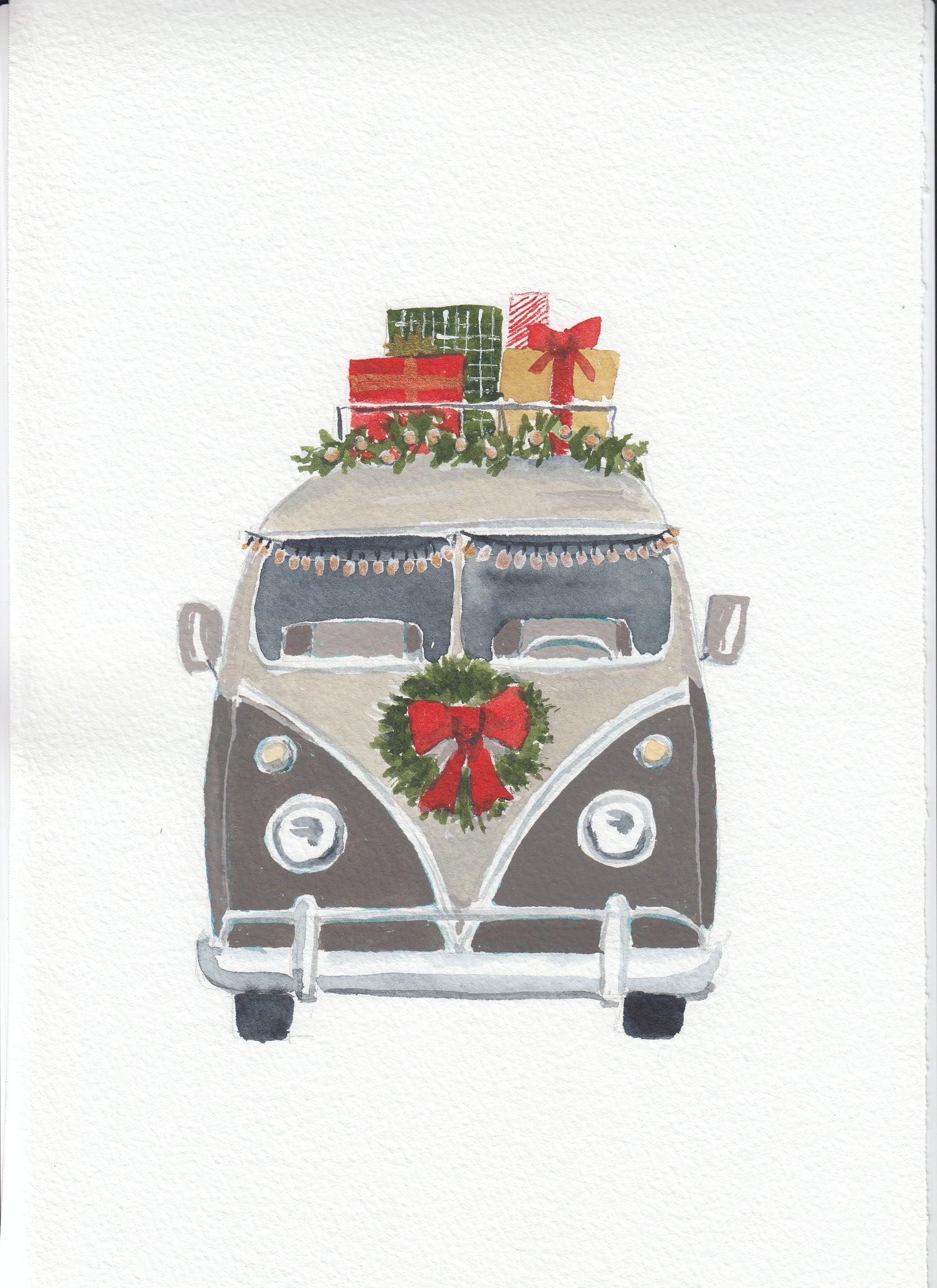 NEW Carte de souhaits - A Westie Christmas / Greeting Card