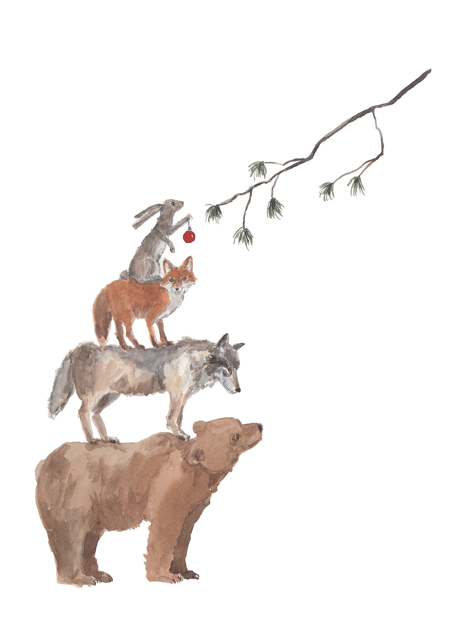 NEW Carte de souhaits - Esprit de Noel / Greeting Card