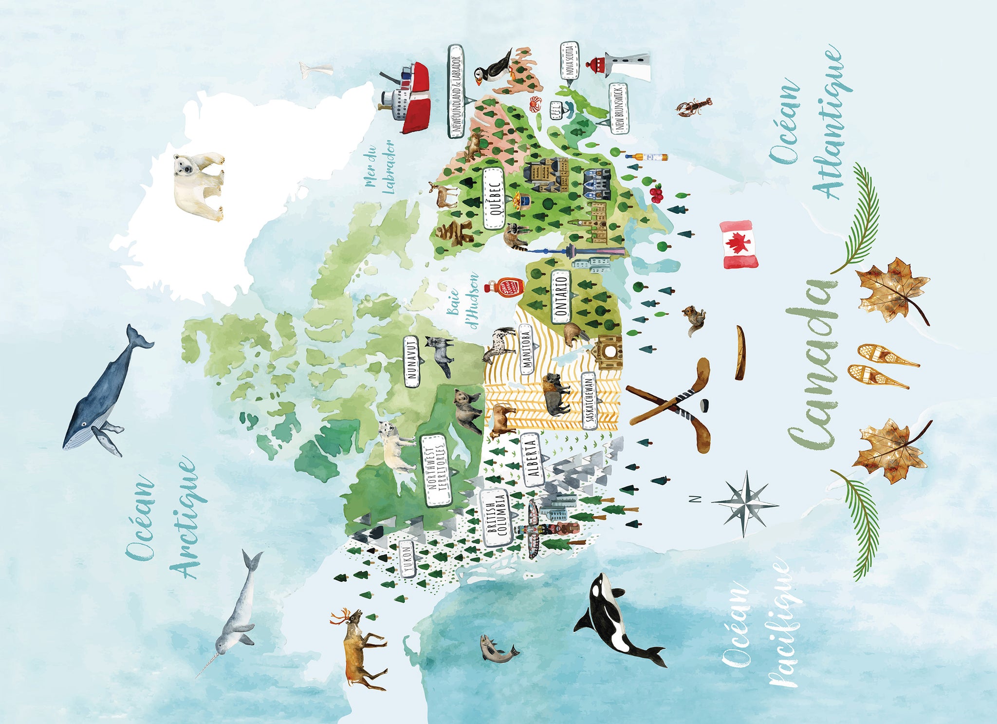 Le Canada - Carte Postale / Postcard