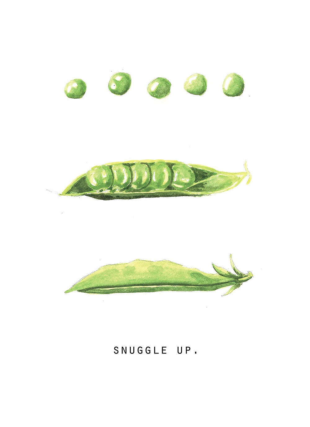 Snuggle Up (Peas/Haricots) - Linge de maison / Kitchen Linen - Happy Thoughts Collection 2024 Maison Lorrain