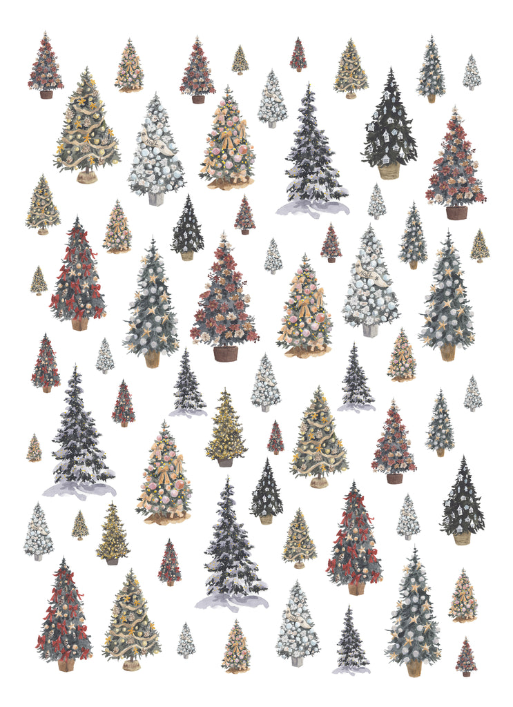 Les Sapins V2 - Linge De Maison / Fir Trees V2 Kitchen Linen
