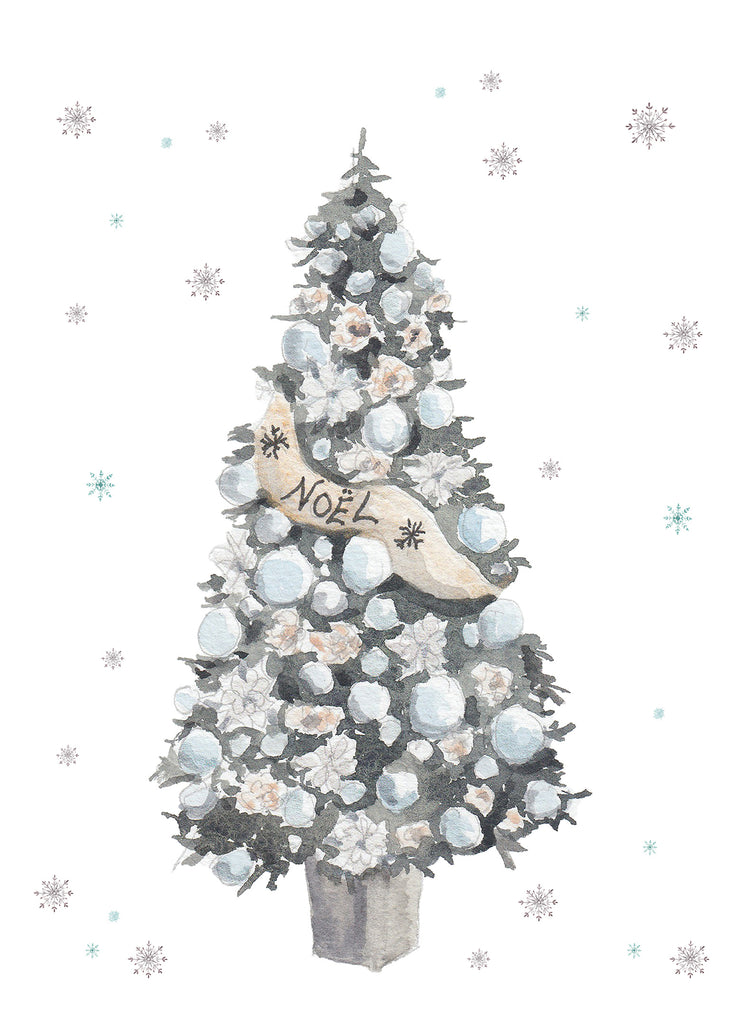 Noel Blanc - Linge De Maison / White Xmas Kitchen Linen