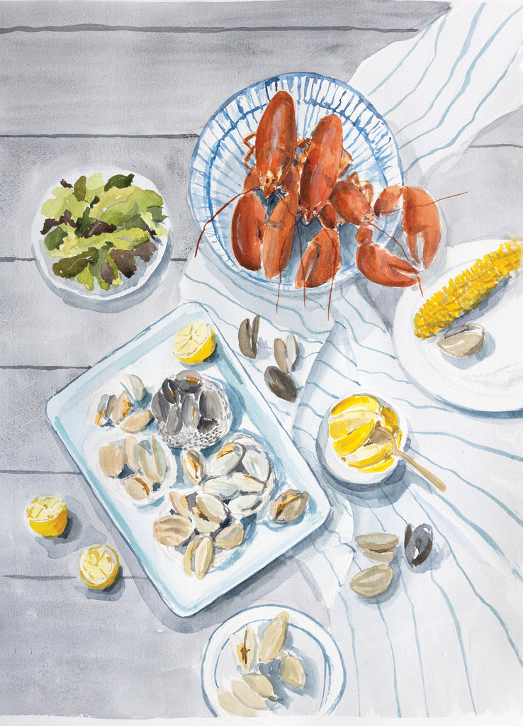 Lobster Boil - Linge De Maison / Kitchen Linen
