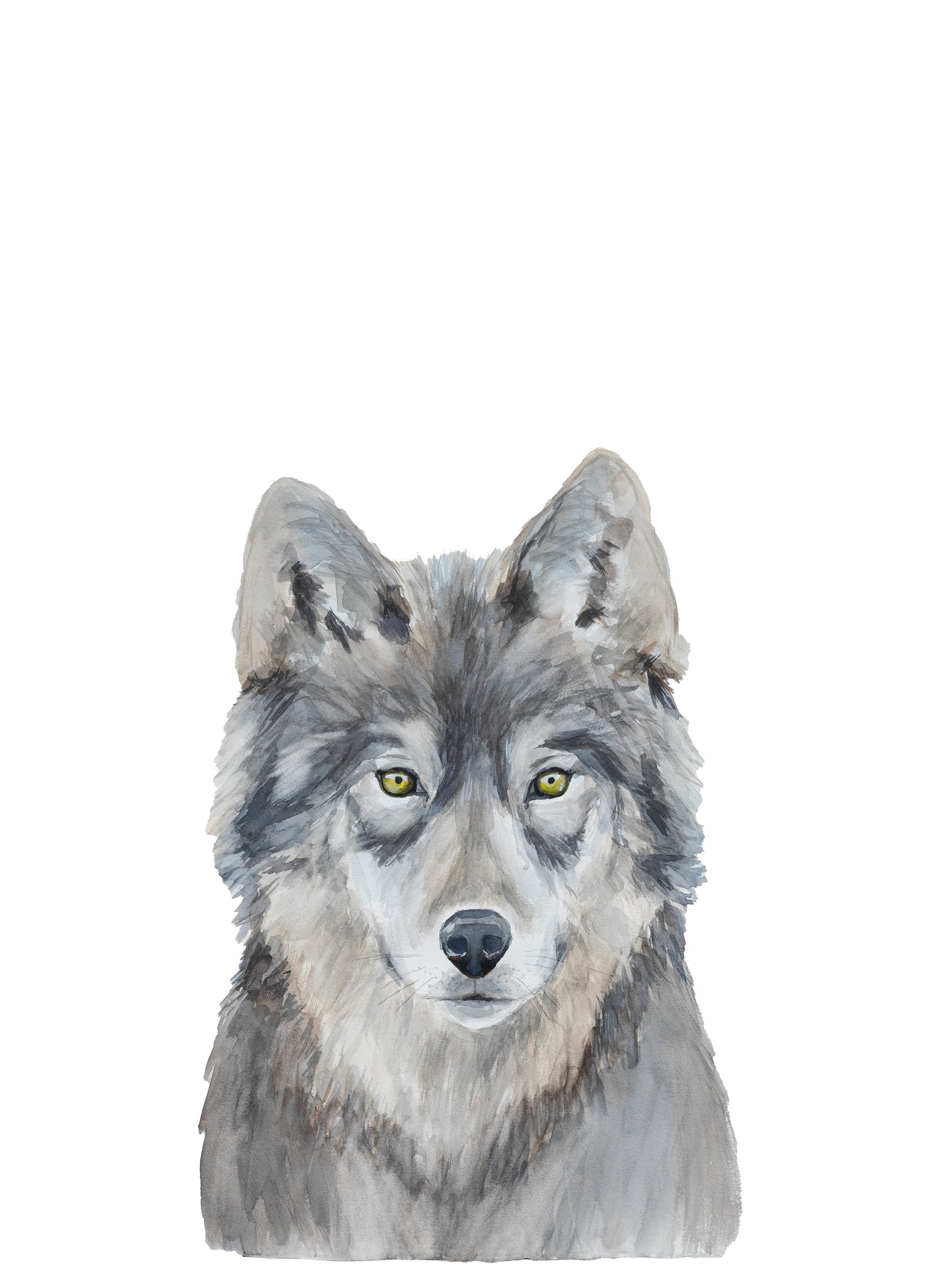 NEW Carte de souhaits - Loup / Greeting Card