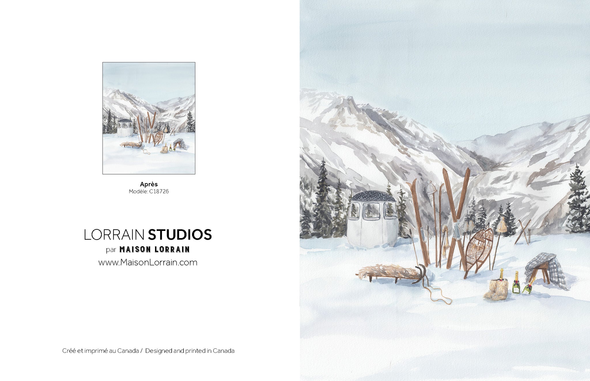 NEW Carte de souhaits - Après / Greeting Card