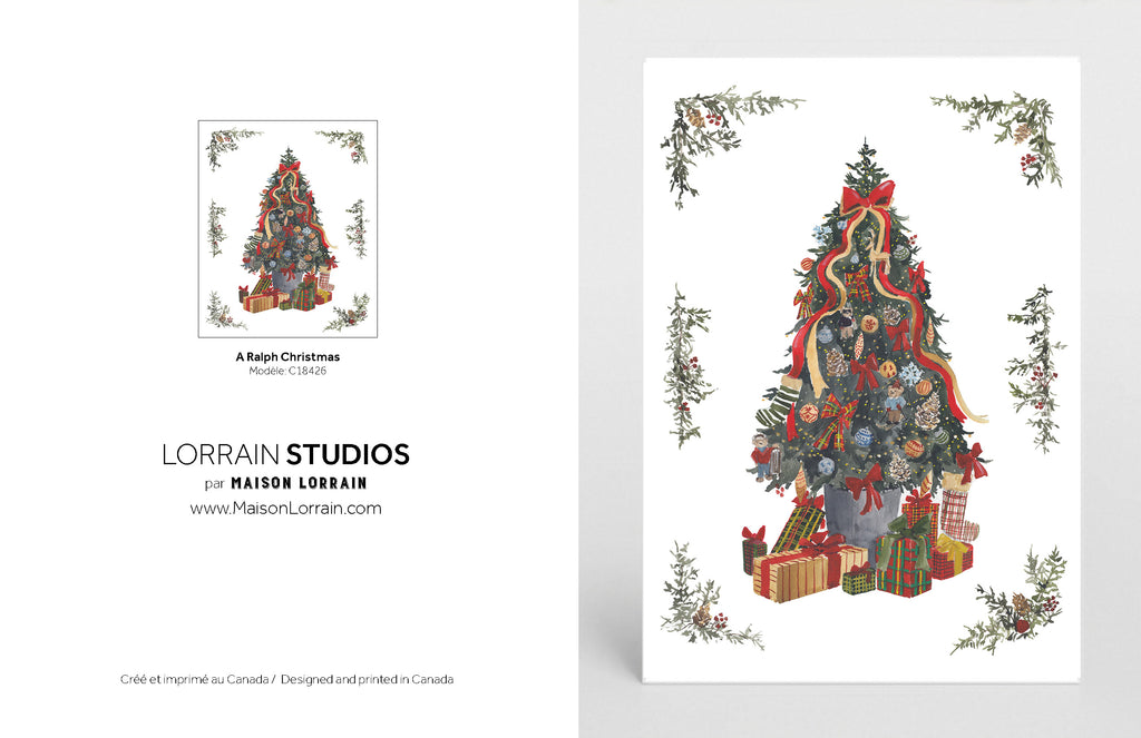 NEW Carte de souhaits - A Ralph Christmas / Greeting Card
