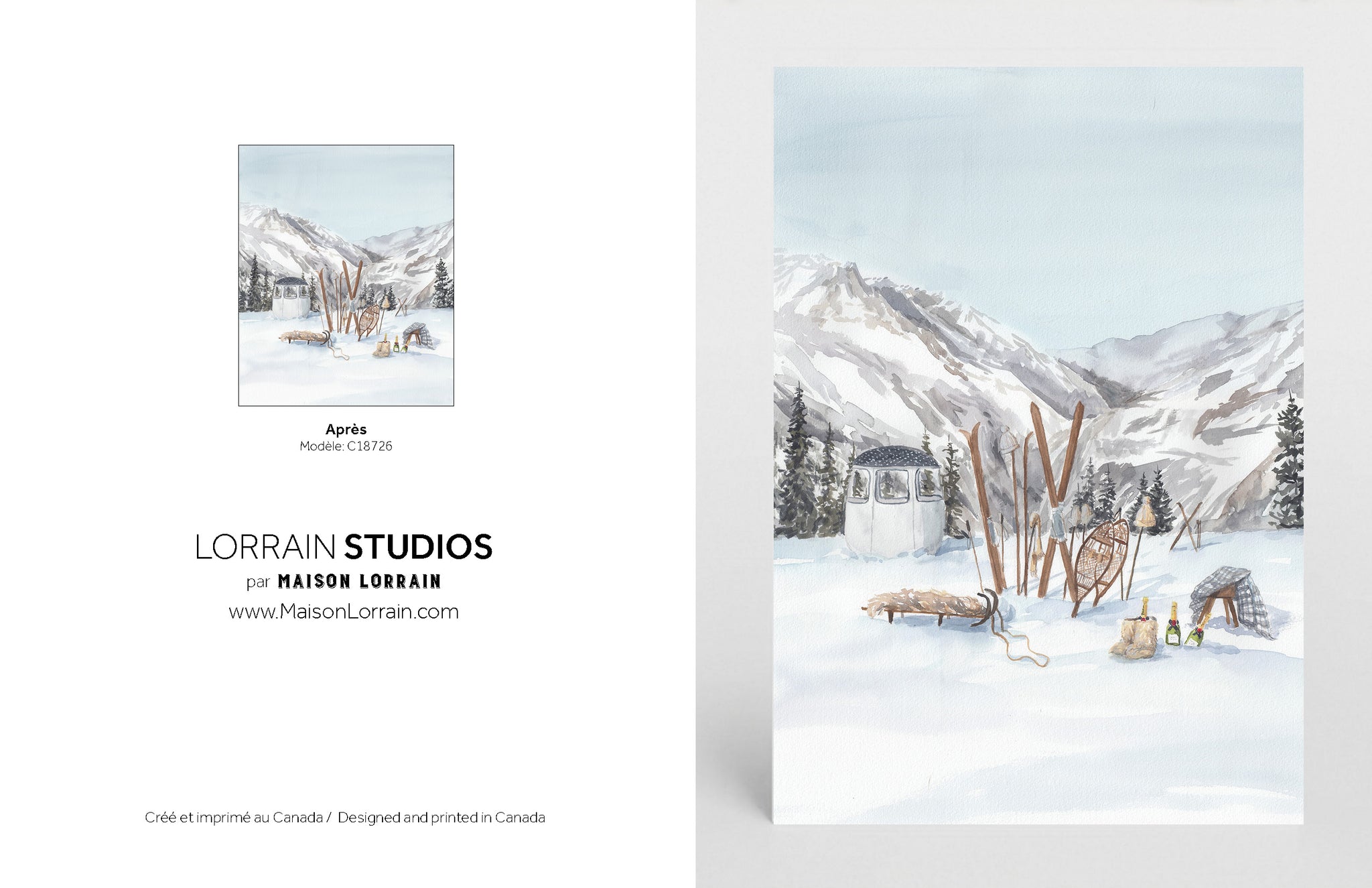 NEW Carte de souhaits - Après / Greeting Card