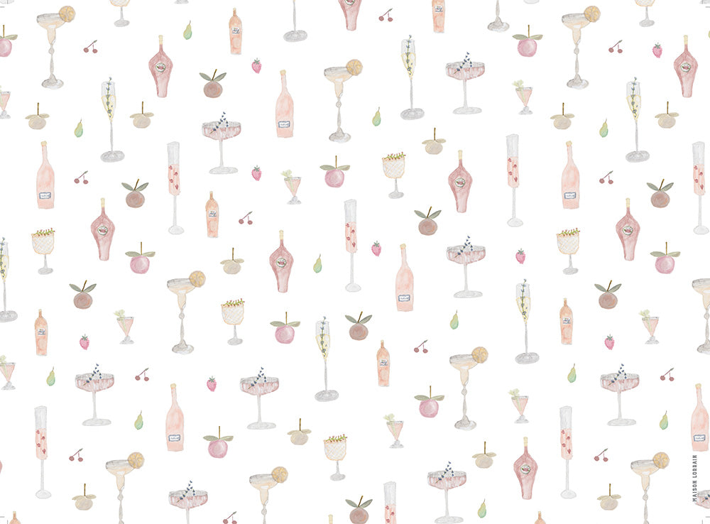 Napperon de Vinyle - Mocktails / Mocktails