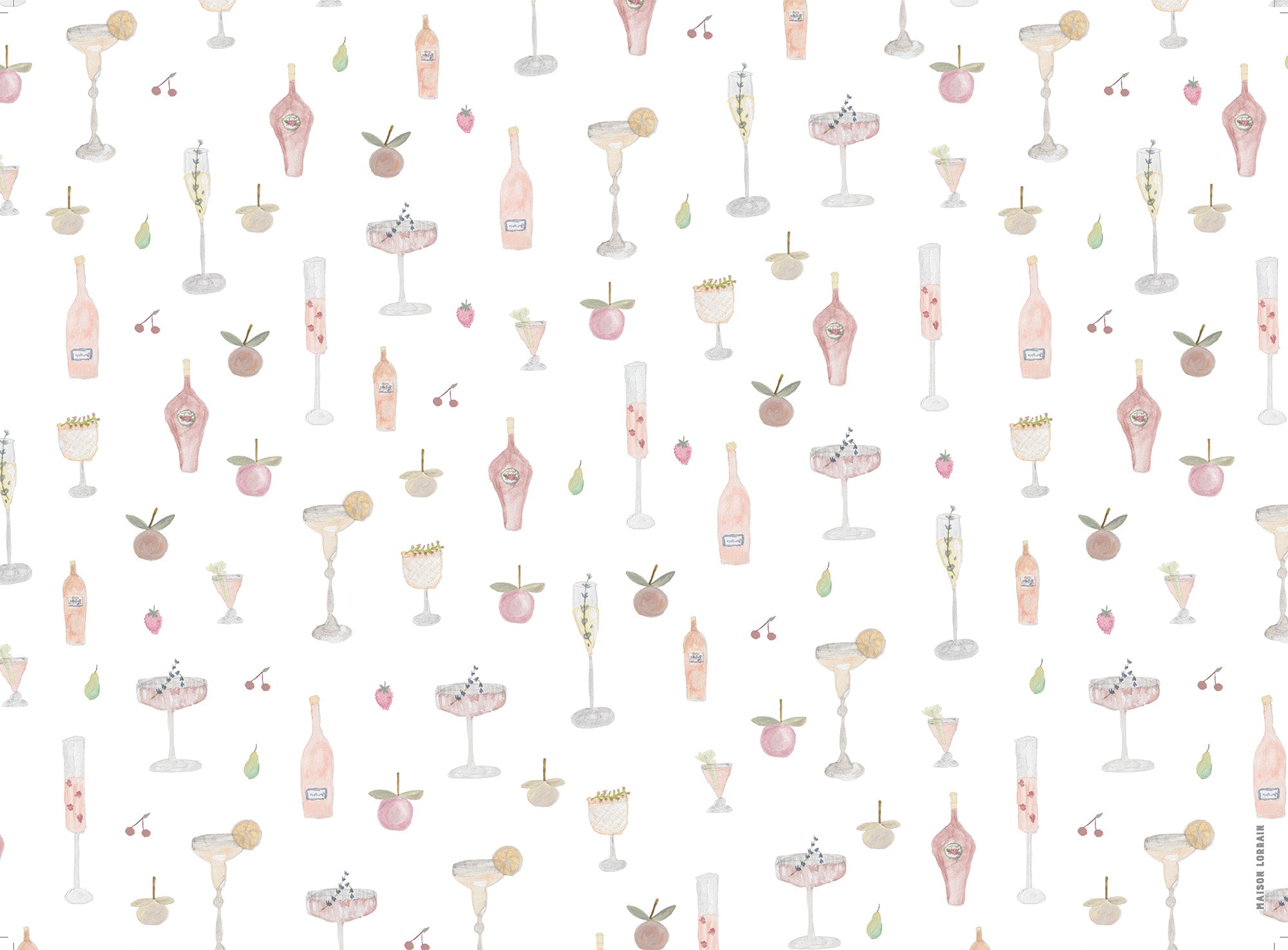 Napperon de Vinyle - Mocktails / Mocktails