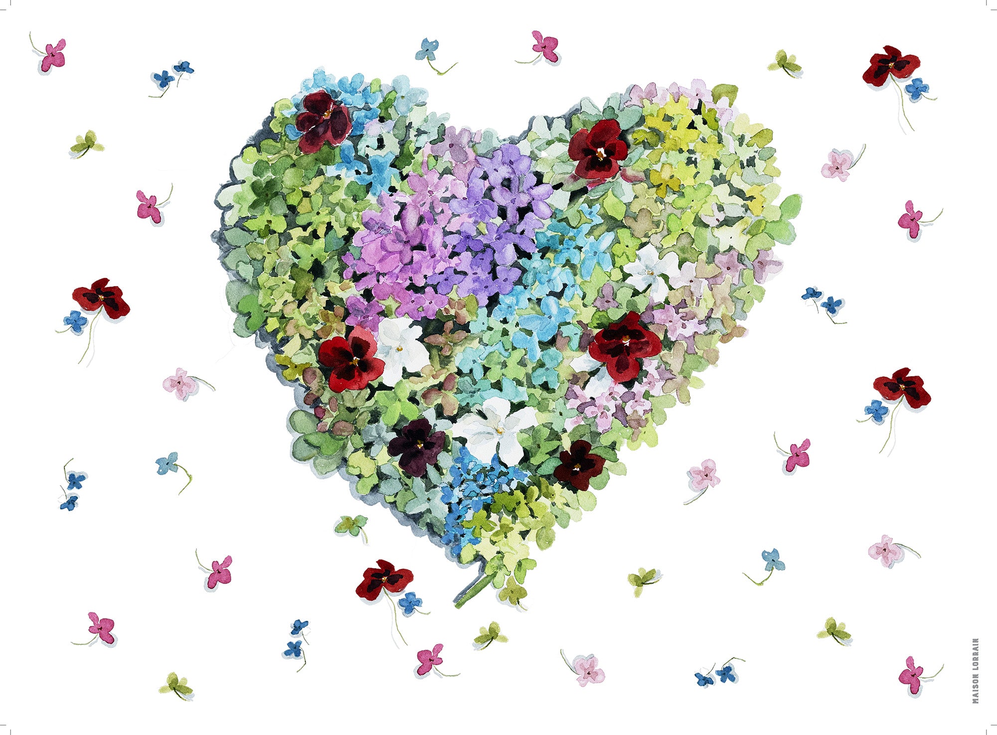 Napperon de Vinyle - Le Coeur / The Heart