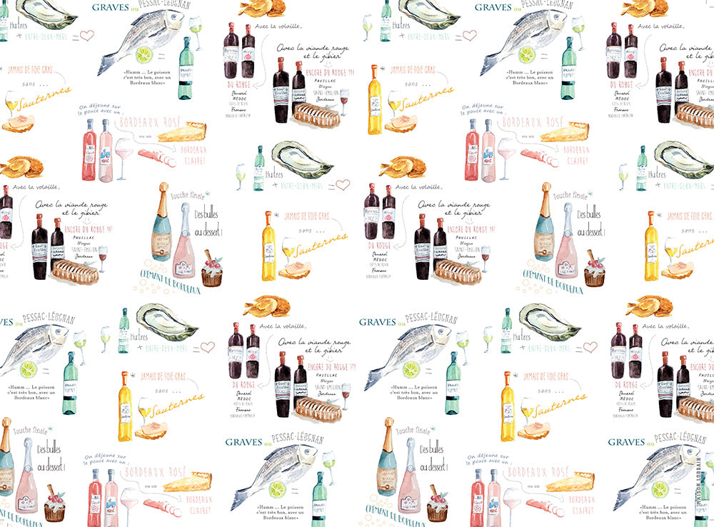 Napperon de Vinyle - Accords Vins / Wine Pairings