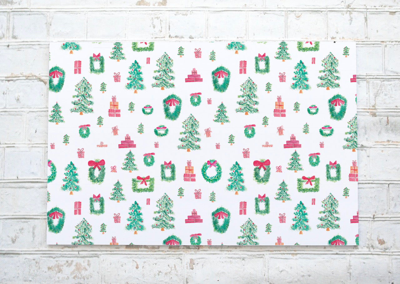 "Christmas in the City" - Napperons de papier / Paper placemats