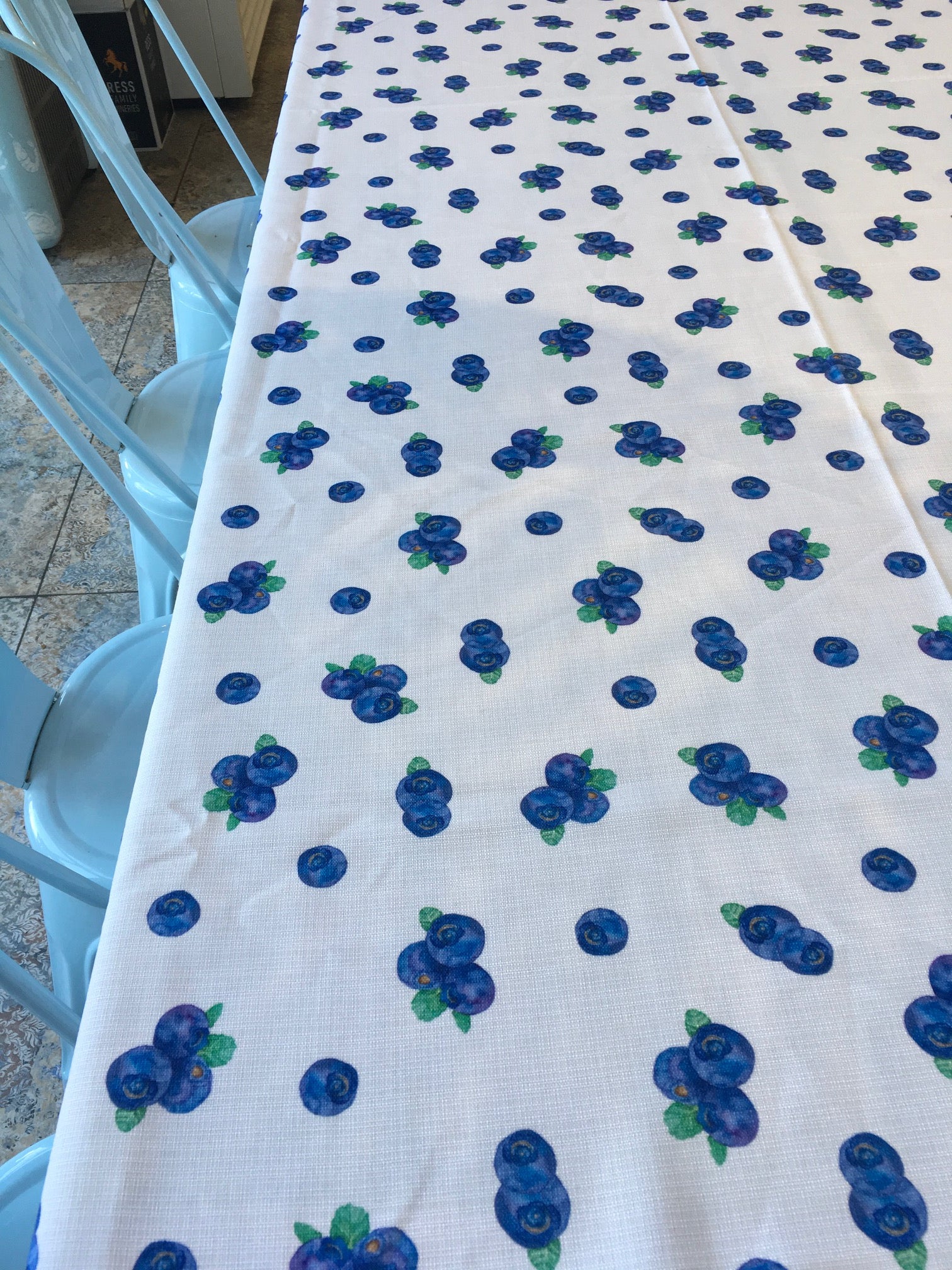 Nappe Bleuet - Tablecloth Blueberry
