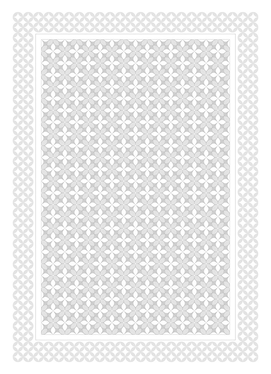 Nappes Petite Fleur Pearl - Tablecloths Petite Fleur Pearl