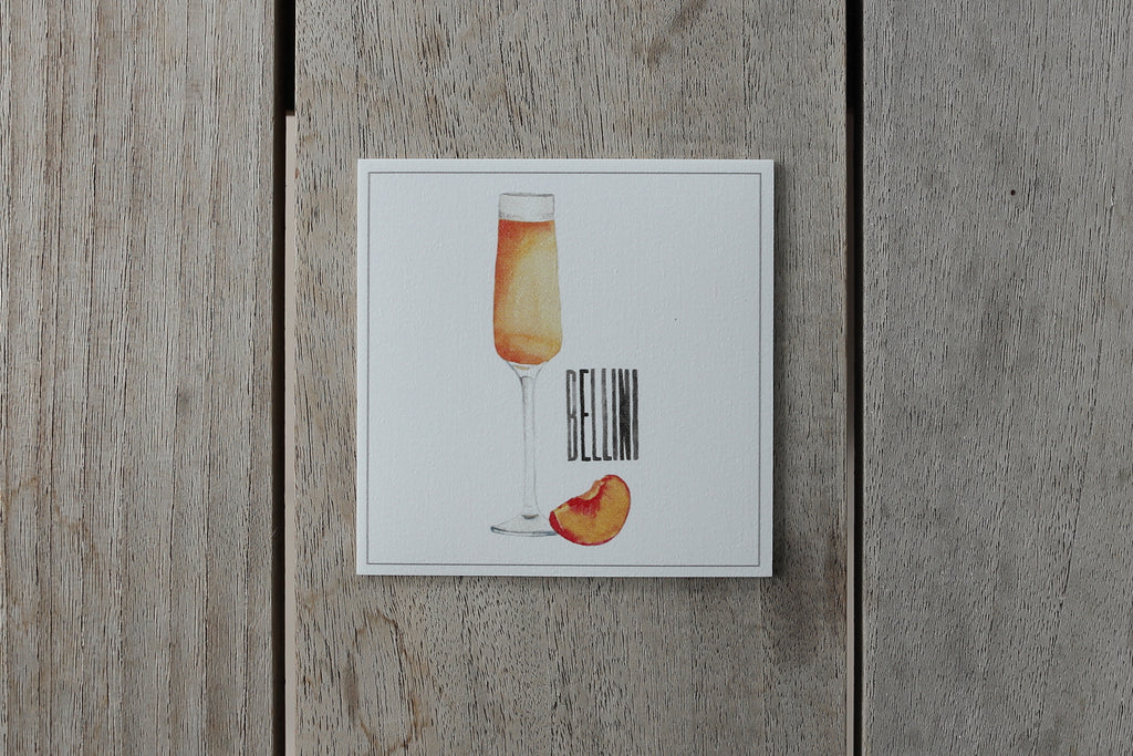 Collection Spritz - Sous-verres de Vinyle (4) / Vinyl Coasters (4) - Spritz Bellini