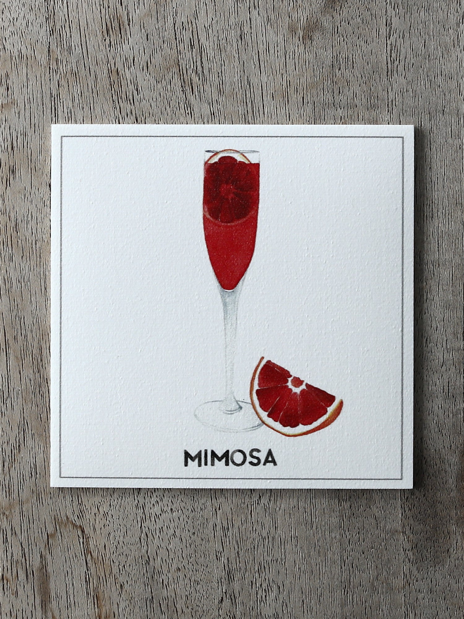 Collection Spritz - Sous-verres de Vinyle (4) - Spritz Mimosa / Vinyl Coasters (4)